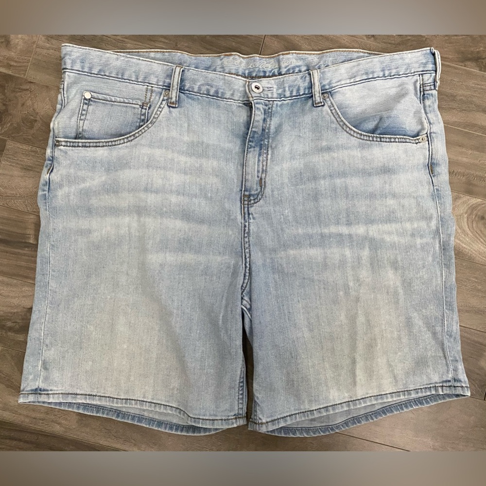 Eddie Bauer Denim Jean Boyfriend Shorts Size 16